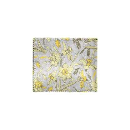 Daffodils Pattern Print Design DF05 Men's ID Card Wallet