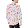 Cupcake Pattern Print Design CP03 Men's Long Sleeve Shirt