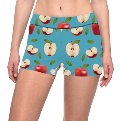 Apple Pattern Print Design AP012 Yoga Shorts