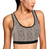 Maori Pattern Print Design 04 Sports Bra