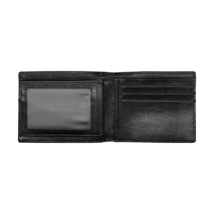 Basketball Pattern Print Design 01 Men's ID Card Wallet