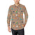 Chicken Happy Print Pattern Men's Long Sleeve Shirt