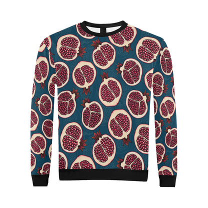 Pomegranate Pattern Print Design PG02 Men Long Sleeve Sweatshirt