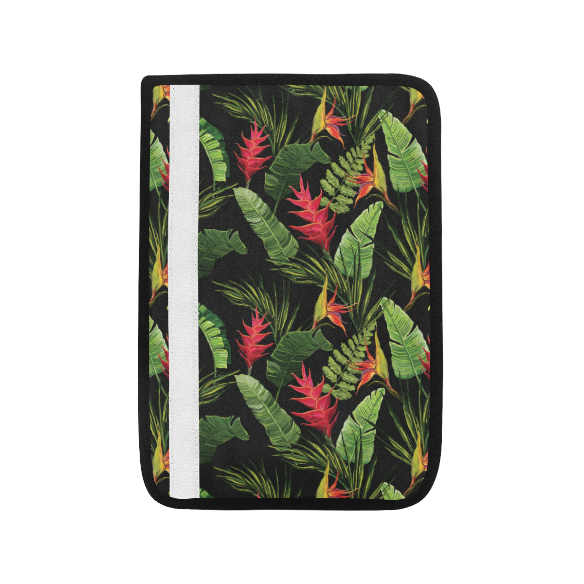 Bird Of Paradise Pattern Print Design BOP010 Car Seat Belt Cover