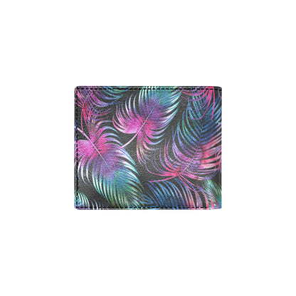 Palm Leaves Pattern Print Design PL010 Men's ID Card Wallet