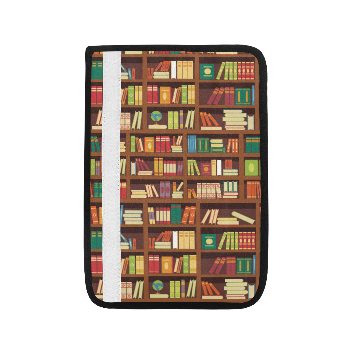 Book Pattern Print Design 06 Car Seat Belt Cover