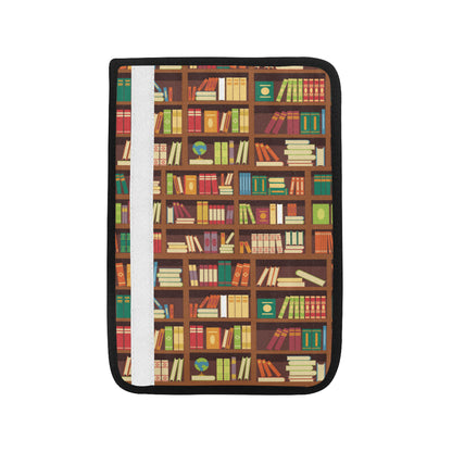 Book Pattern Print Design 06 Car Seat Belt Cover