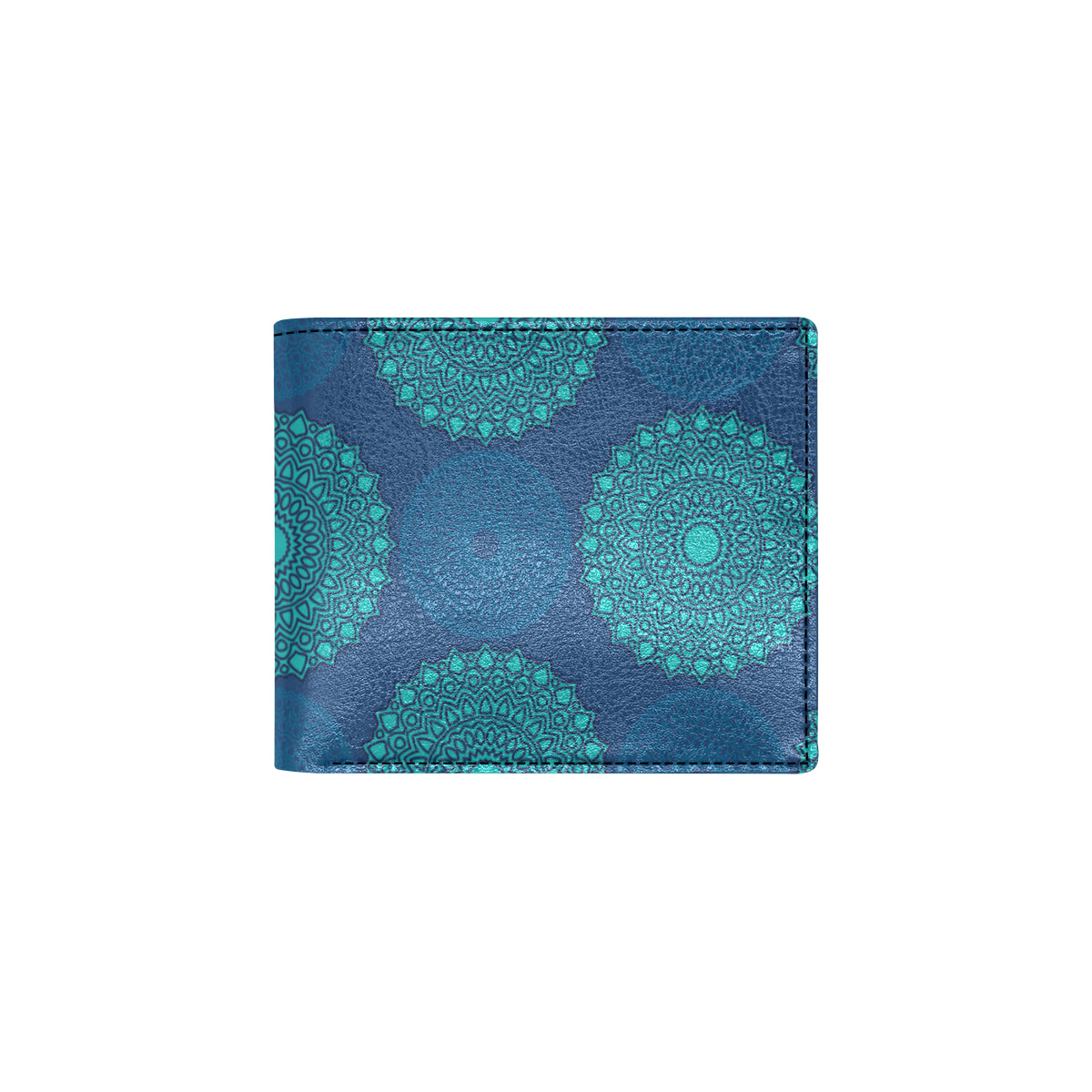 Medallion Pattern Print Design 04 Men's ID Card Wallet