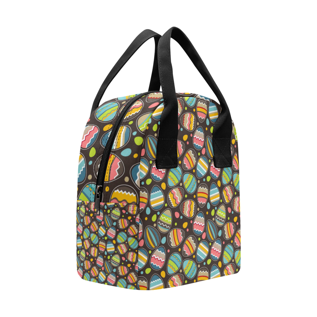 Easter Eggs Pattern Print Design RB03 Insulated Lunch Bag