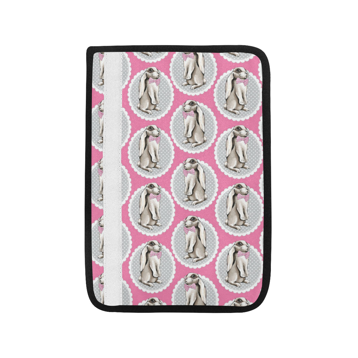 Rabbit Pattern Print Design RB019 Car Seat Belt Cover