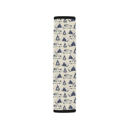 Campfire Pattern Print Design 01 Car Seat Belt Cover