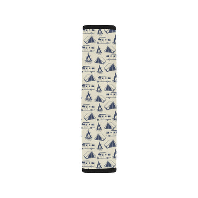 Campfire Pattern Print Design 01 Car Seat Belt Cover