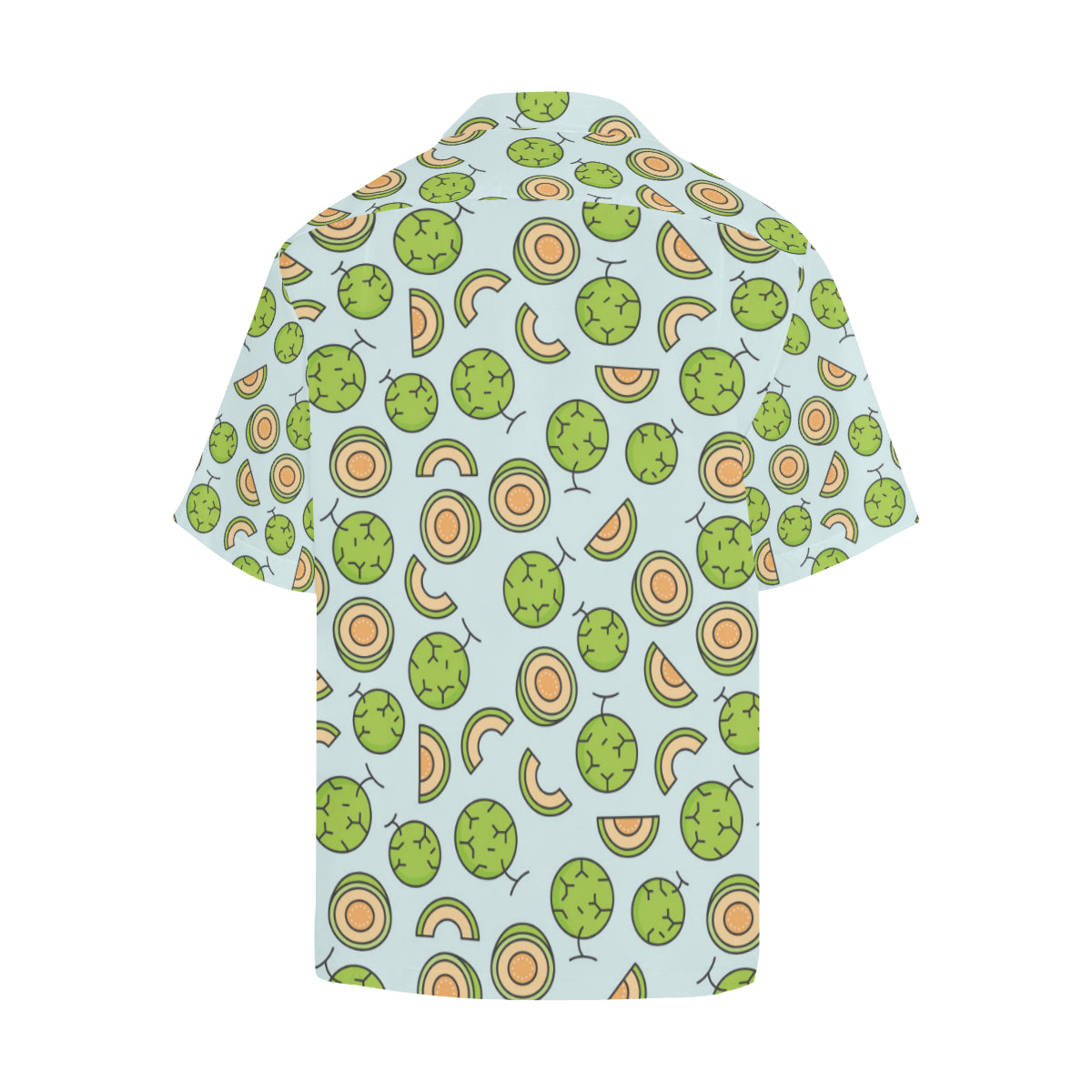 Cantaloupe Pattern Print Design 02 Men's Hawaiian Shirt