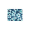 Blue Hibiscus Pattern Print Design HB011 Men's ID Card Wallet