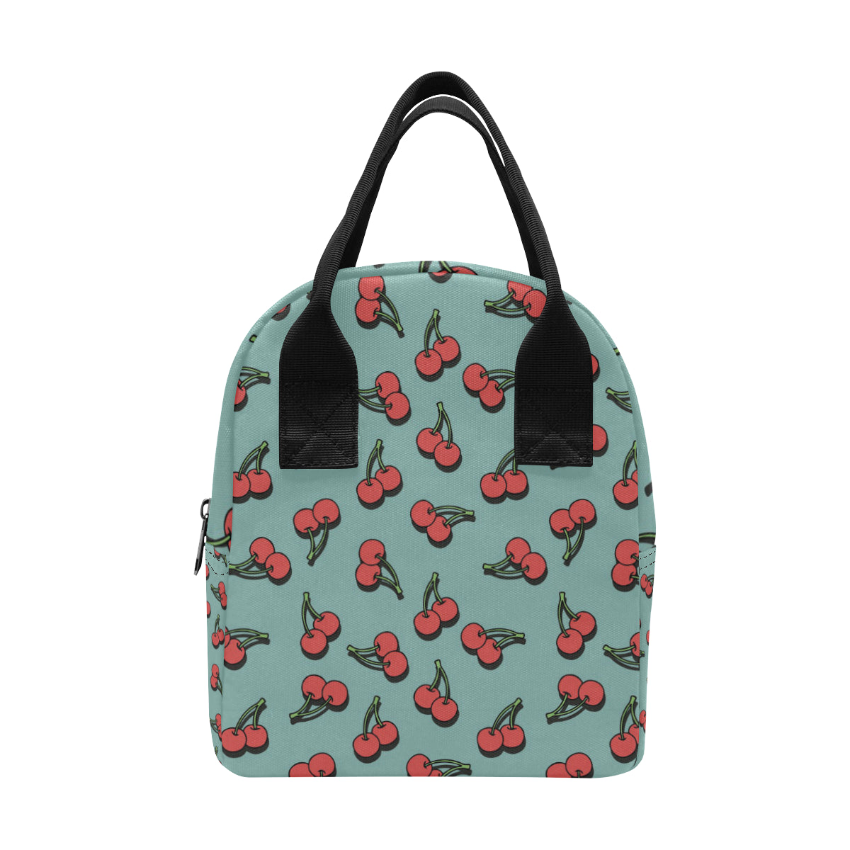 Cherry Pattern Print Design CH03 Insulated Lunch Bag