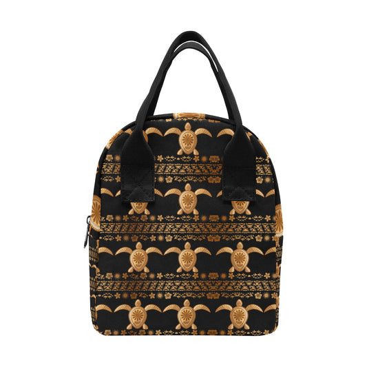 Tribal Sea turtle Polynesian Hawaiian Insulated Lunch Bag