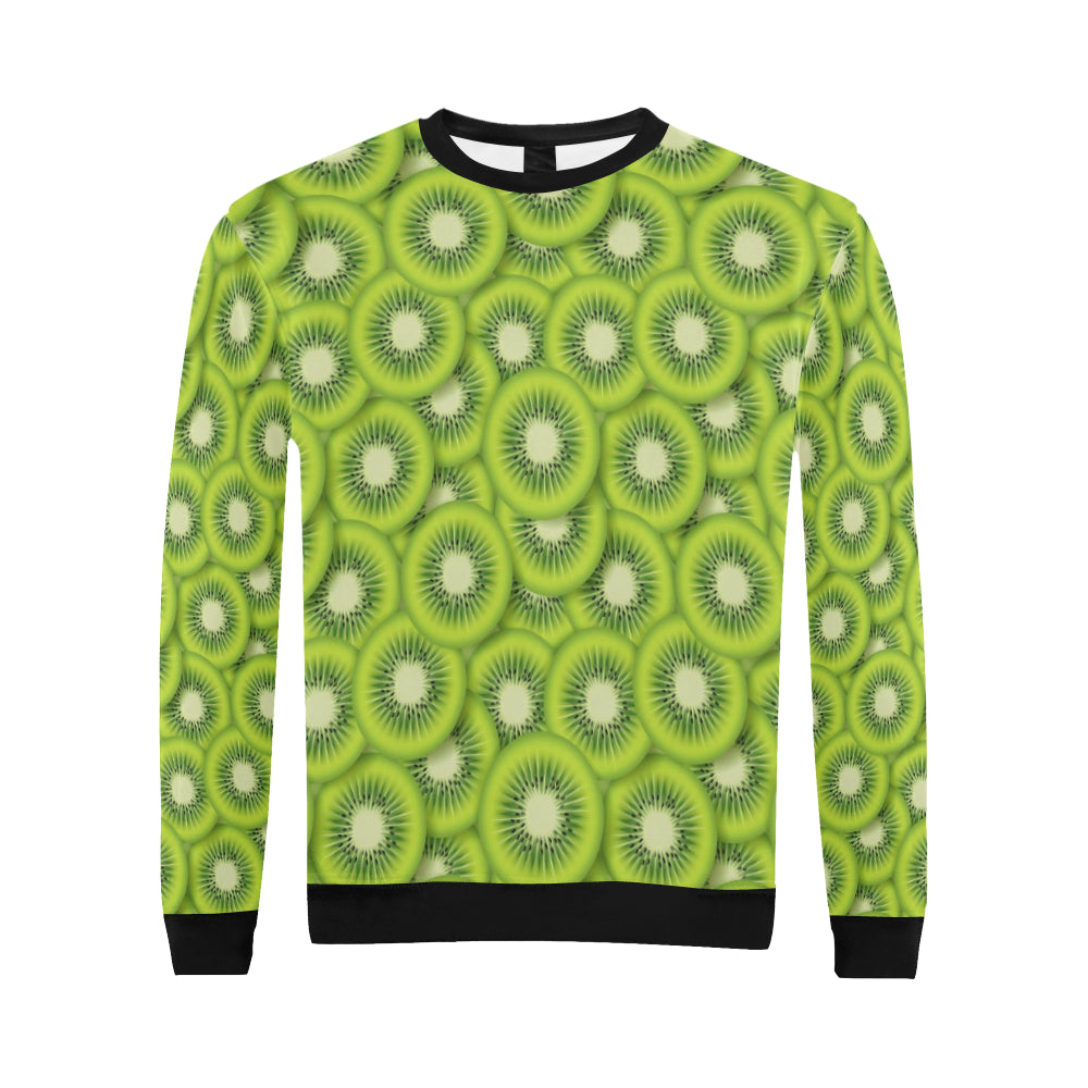 Kiwi Pattern Print Design KW01 Men Long Sleeve Sweatshirt