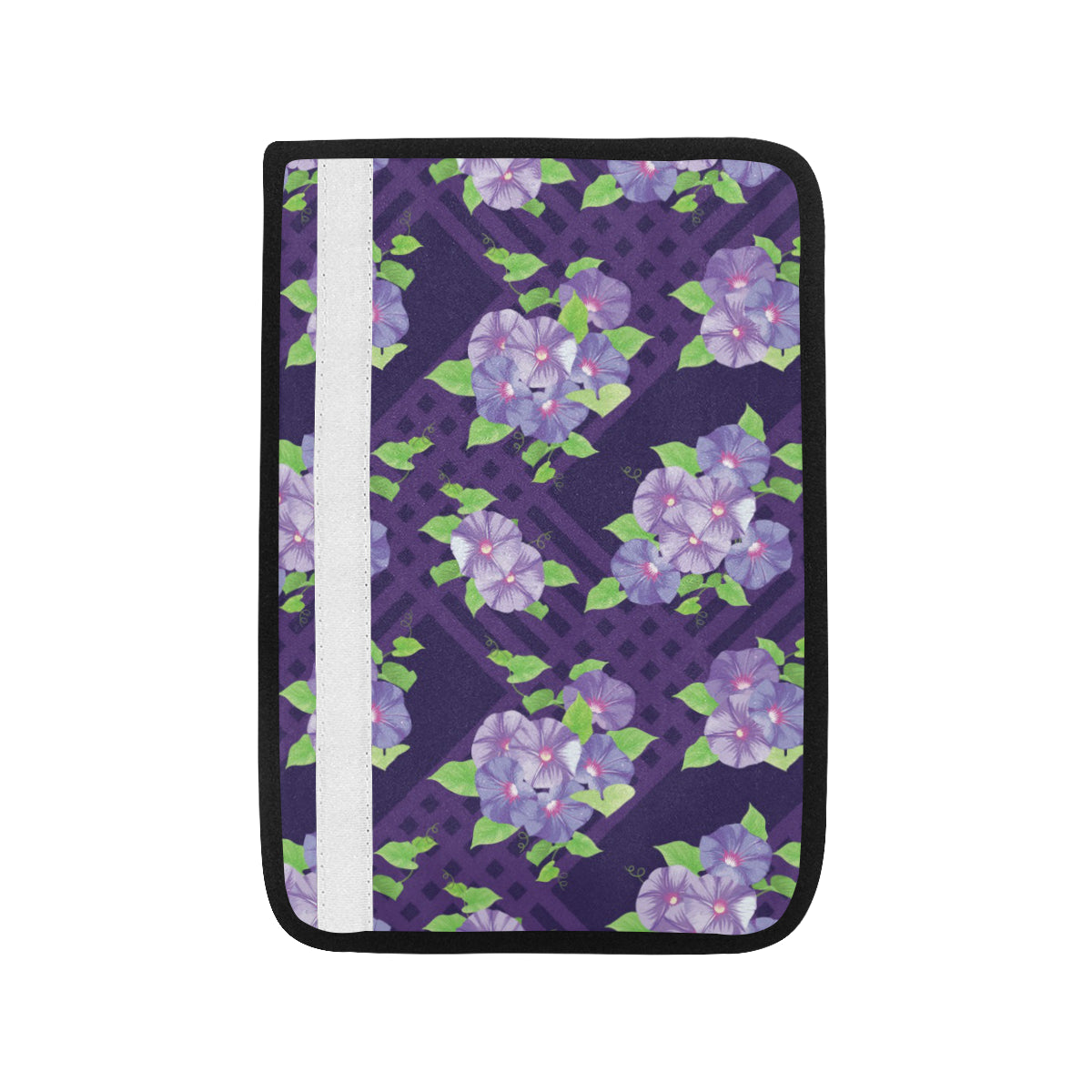 Morning Glory Pattern Print Design MG03 Car Seat Belt Cover
