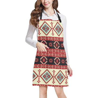 Navajo Pattern Print Design A05 Apron with Pocket