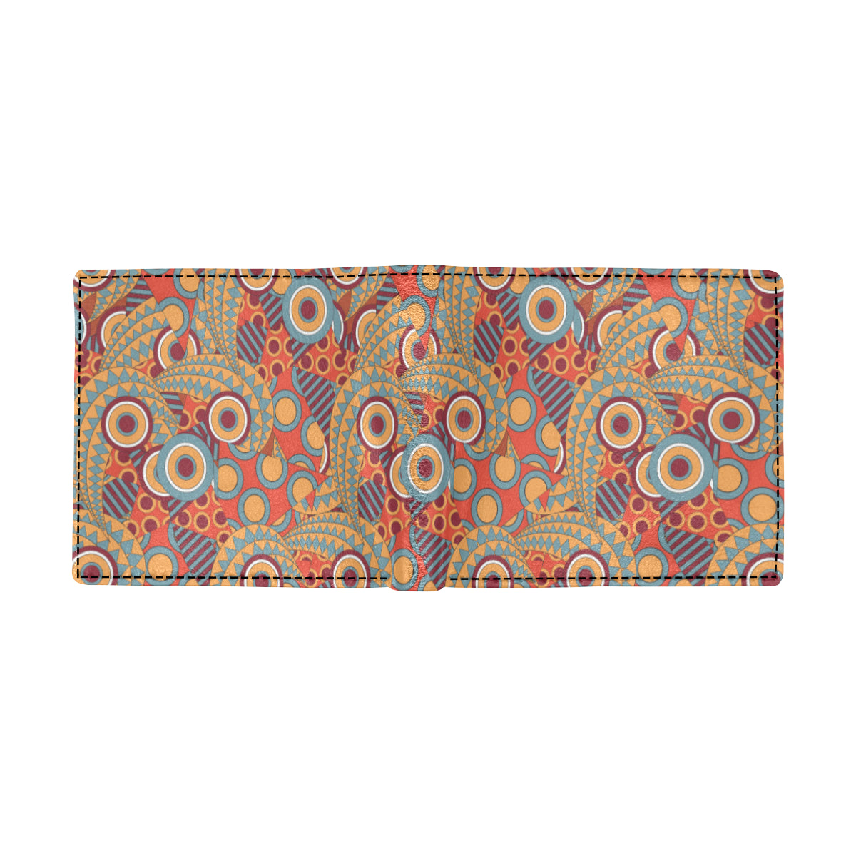 African Pattern Print Design 06 Men's ID Card Wallet