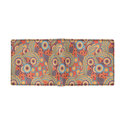 African Pattern Print Design 06 Men's ID Card Wallet