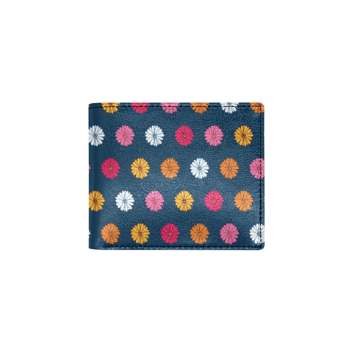 Gerberas Pattern Print Design GB06 Men's ID Card Wallet