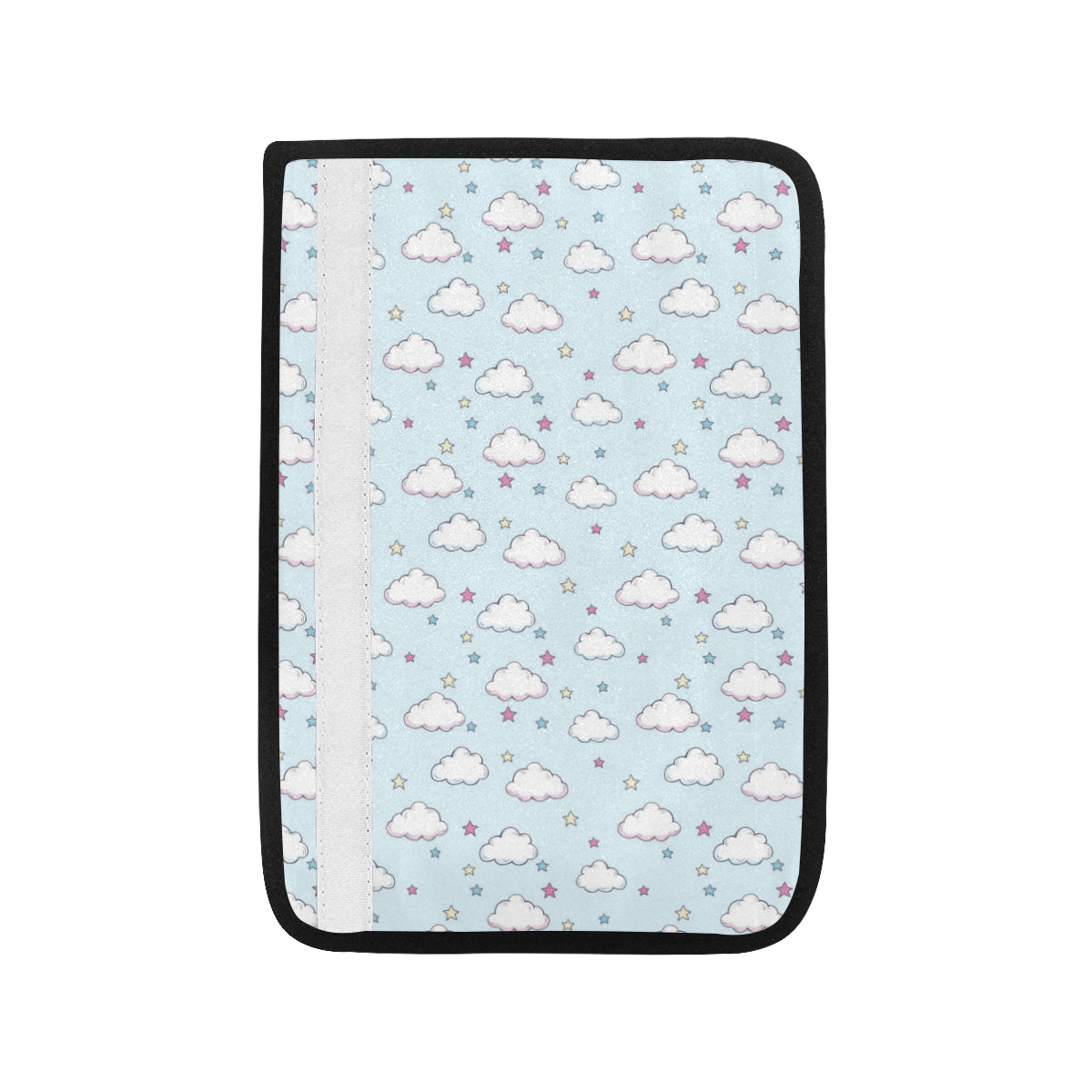 Cloud  Pattern Print Design 01 Car Seat Belt Cover
