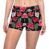 Tulip Pattern Print Design TP08 Yoga Shorts