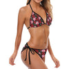 Rose Red Pink Pattern Print Design RO01 Bikini