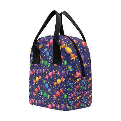 Candy Pattern Print Design CA06 Insulated Lunch Bag