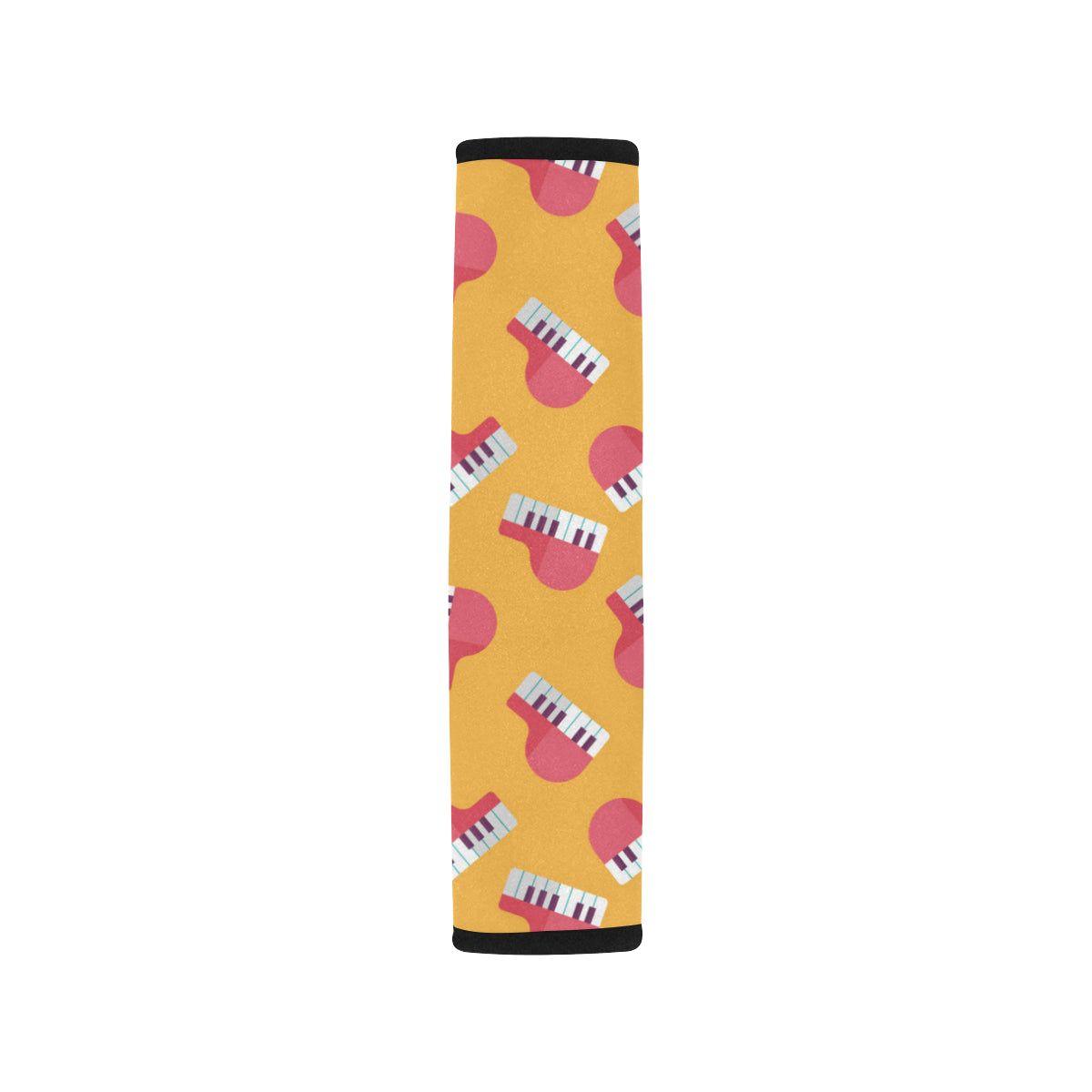 Piano Pattern Print Design 02 Car Seat Belt Cover