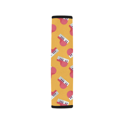 Piano Pattern Print Design 02 Car Seat Belt Cover