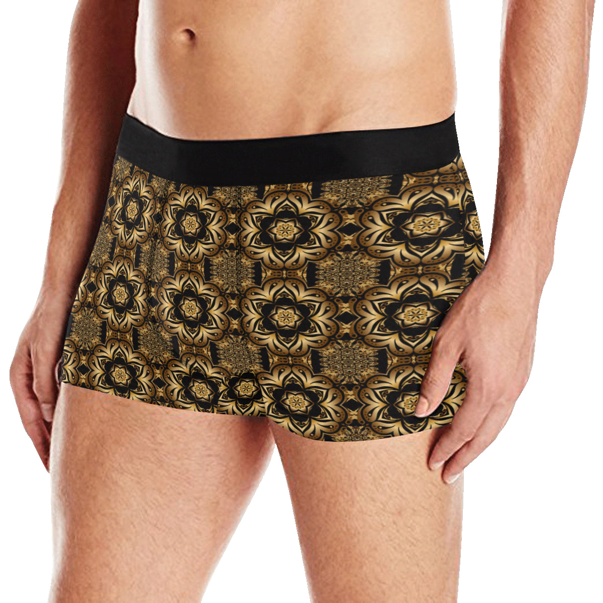 Celtic Pattern Print Design 07 Men's Boxer Briefs