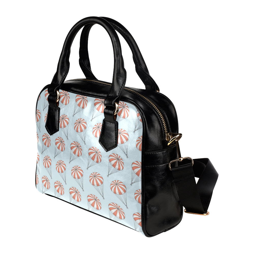 Skydiving Pattern Print Design 01 Shoulder Handbag