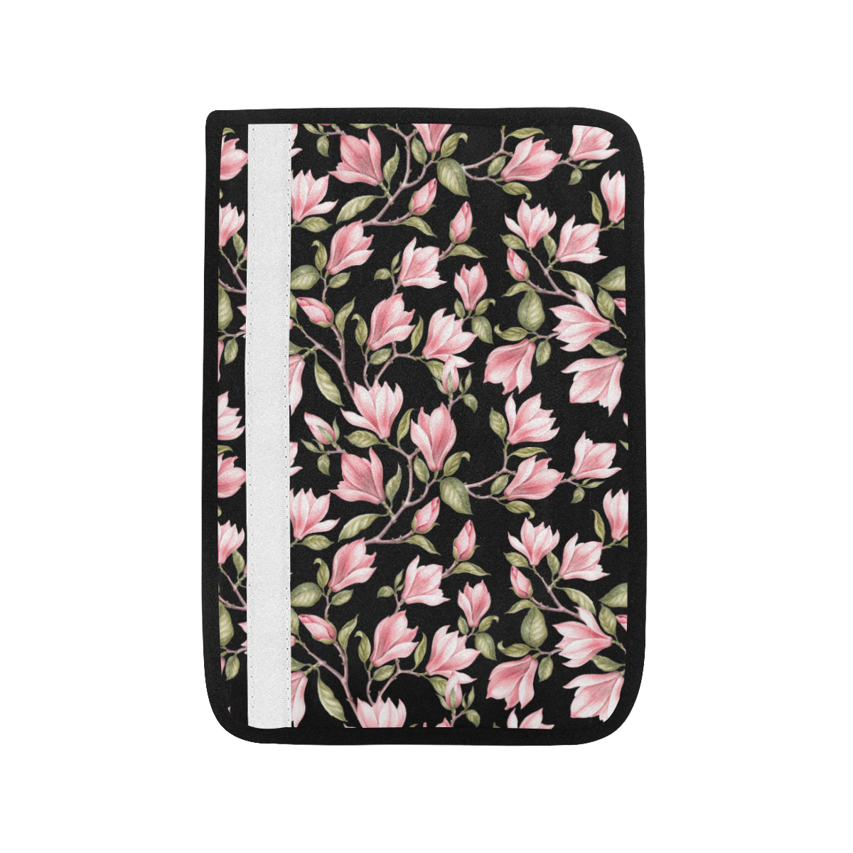 Magnolia Pattern Print Design MAG03 Car Seat Belt Cover