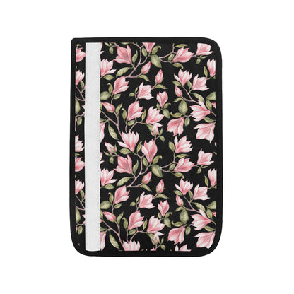 Magnolia Pattern Print Design MAG03 Car Seat Belt Cover