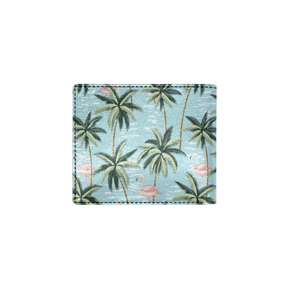 Palm Tree Pattern Print Design PT05 Men's ID Card Wallet