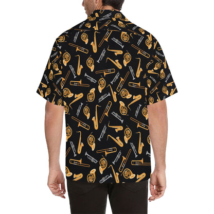 Jazz Pattern Print Design 01 Men's Hawaiian Shirt