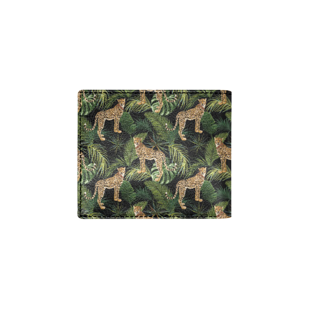 Cheetah Pattern Print Design 05 Men's ID Card Wallet