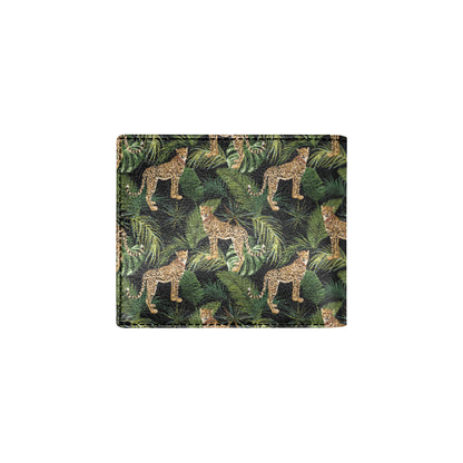 Cheetah Pattern Print Design 05 Men's ID Card Wallet