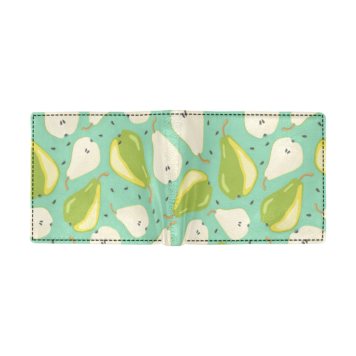 Pear Pattern Print Design PE04 Men's ID Card Wallet