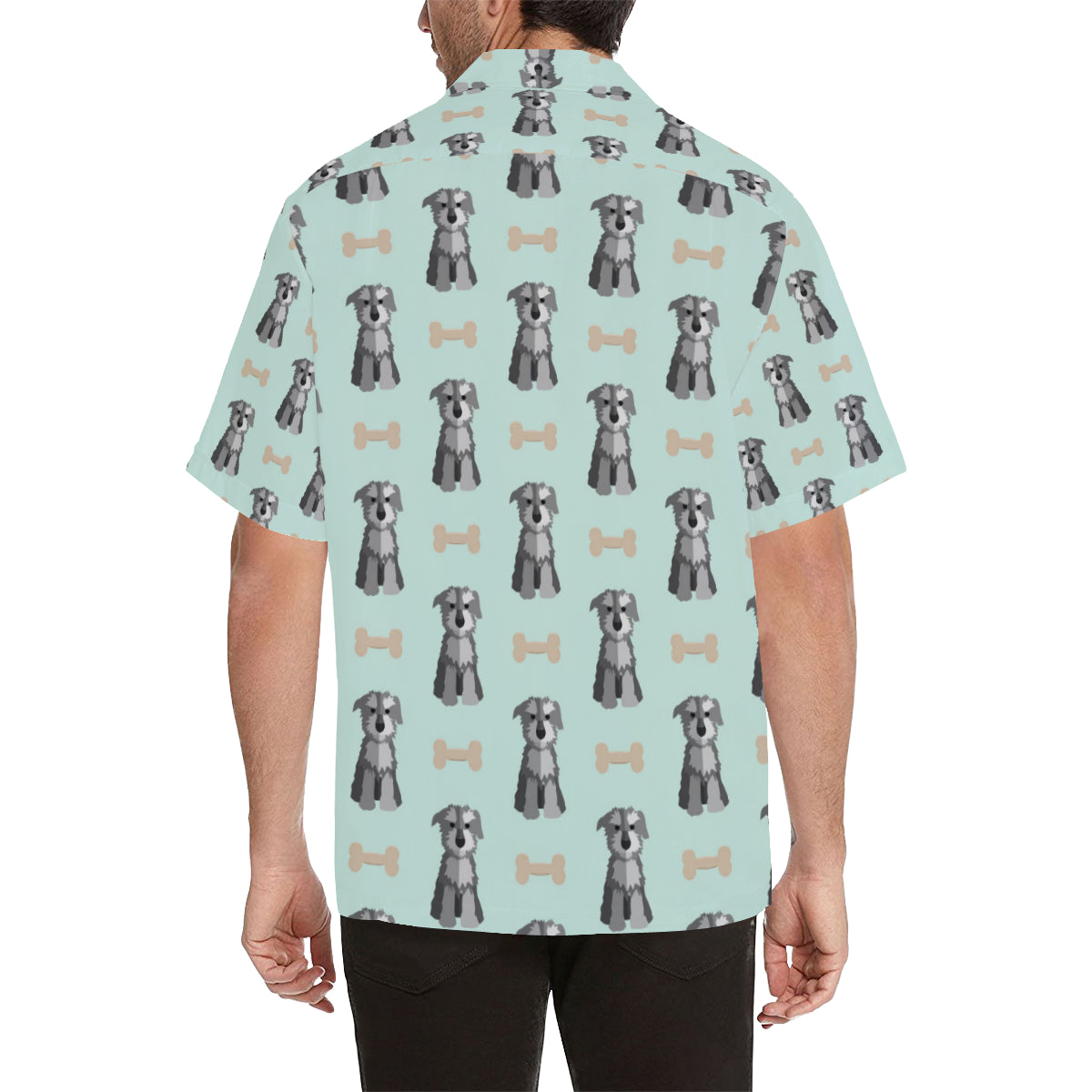 Schnauzers Pattern Print Design A03 Men's Hawaiian Shirt