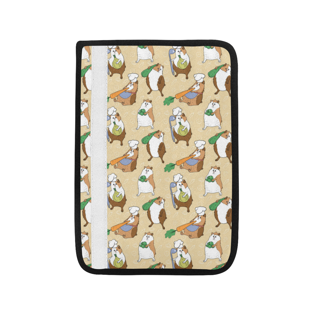 Guinea Pig Pattern Print Design 03 Car Seat Belt Cover