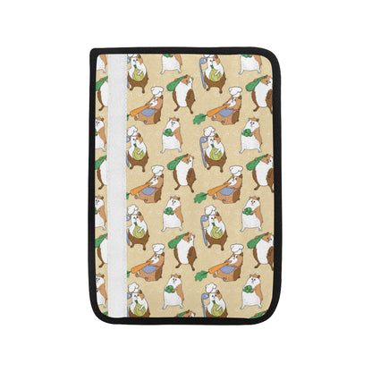 Guinea Pig Pattern Print Design 03 Car Seat Belt Cover