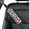 Leopard Pink Skin Print Car Seat Belt Cover