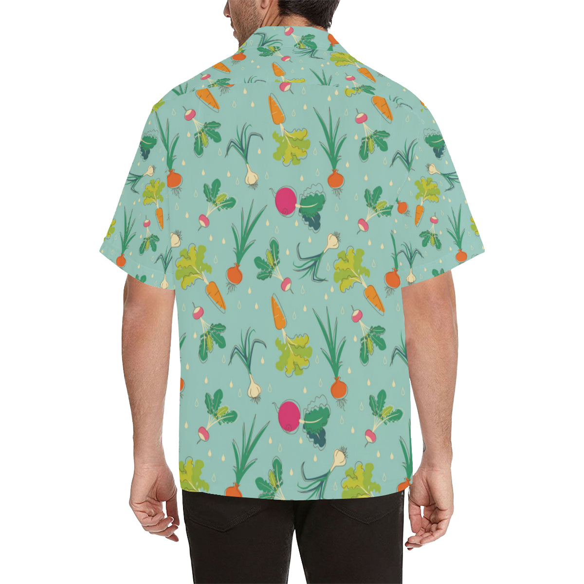 Radish Pattern Print Design A01 Men's Hawaiian Shirt