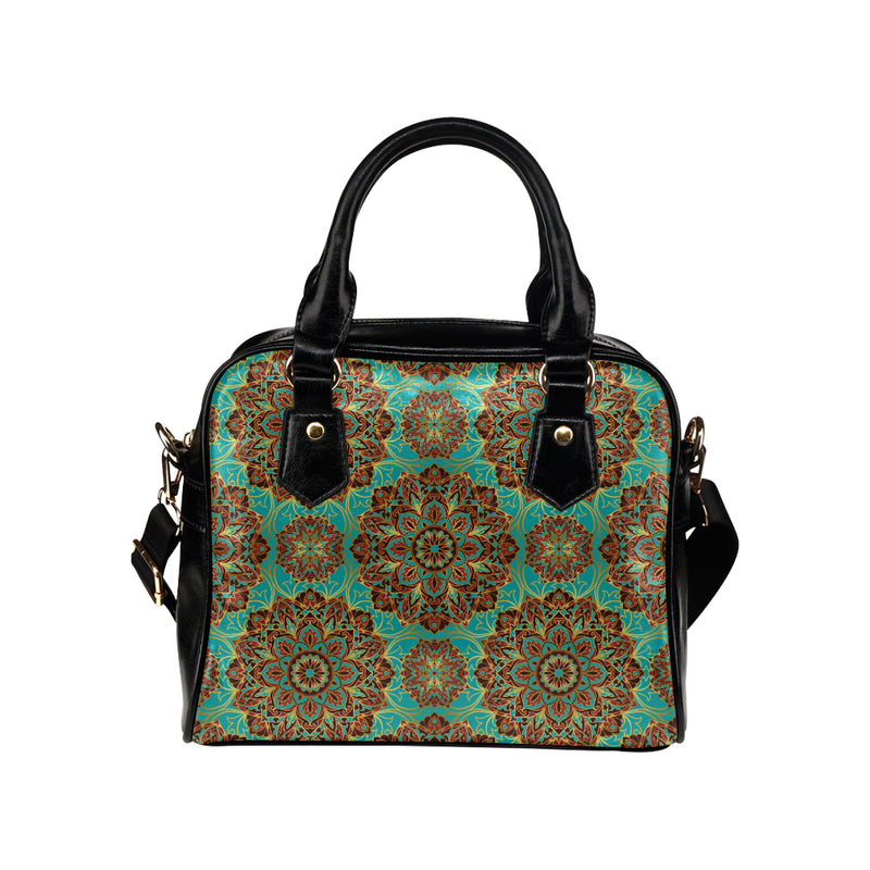 Medallion Pattern Print Design 02 Shoulder Handbag