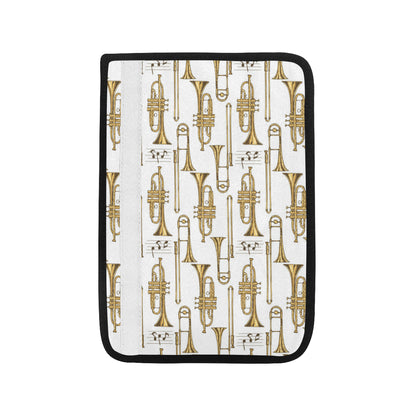 Trombone Pattern Print Design 04 Car Seat Belt Cover