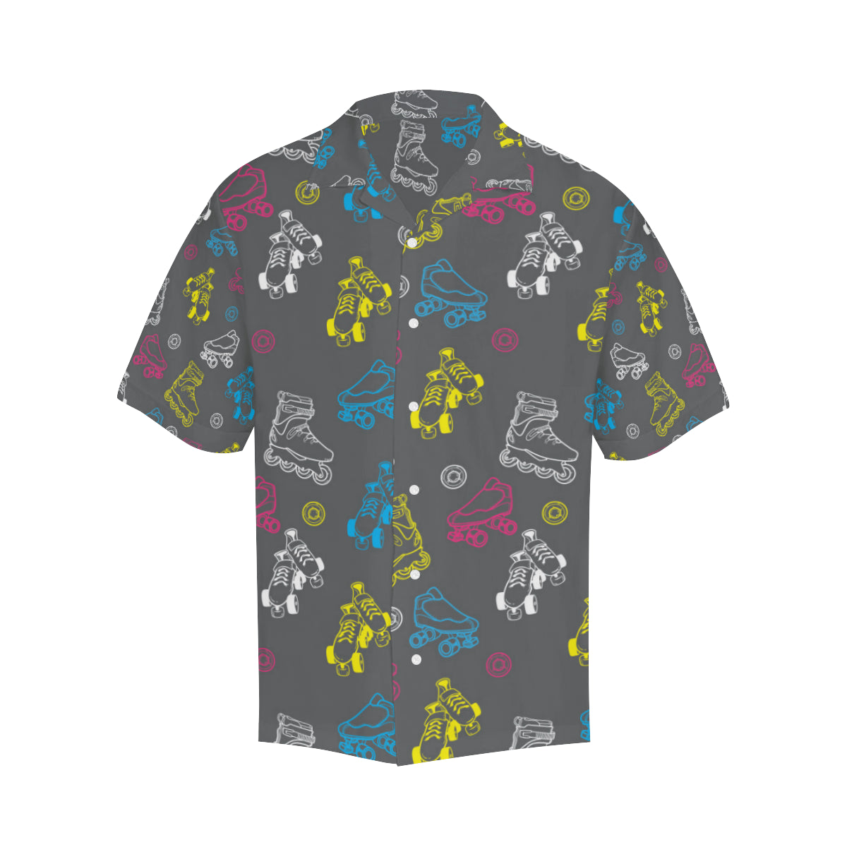Roller skate Pattern Print Design A02 Men's Hawaiian Shirt