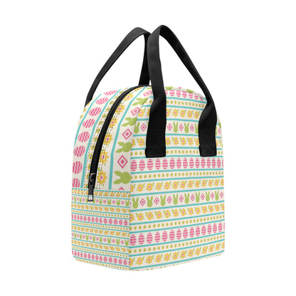 Easter Eggs Pattern Print Design RB016 Insulated Lunch Bag
